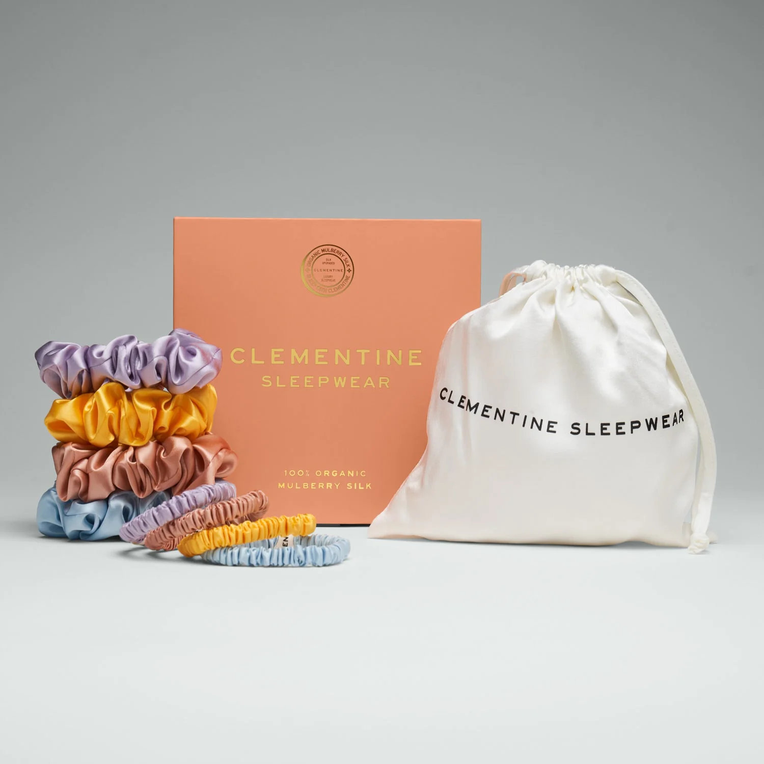 Organic Silk Scrunchie Pack - Image 2