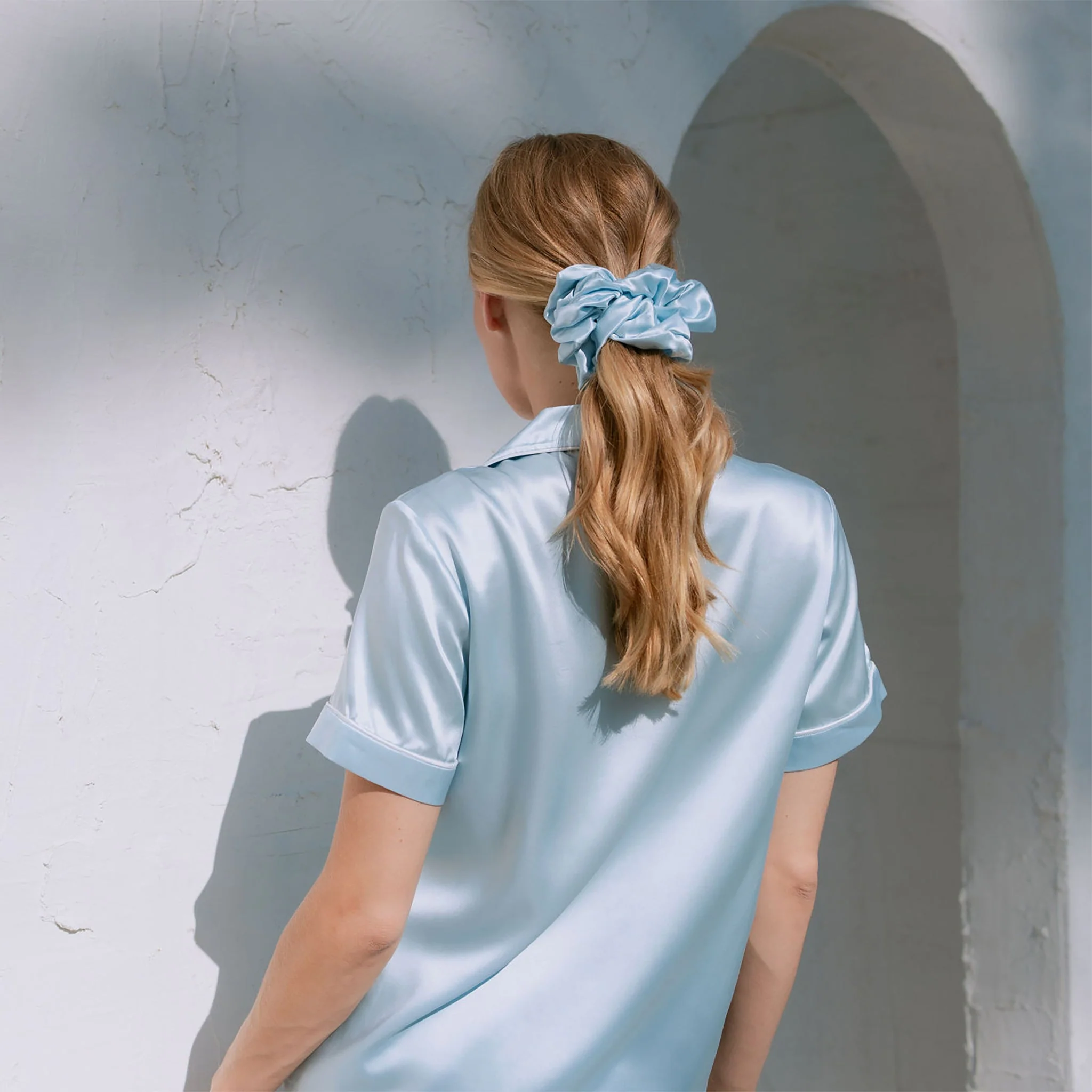 XL Organic Silk Scrunchie - Image 15
