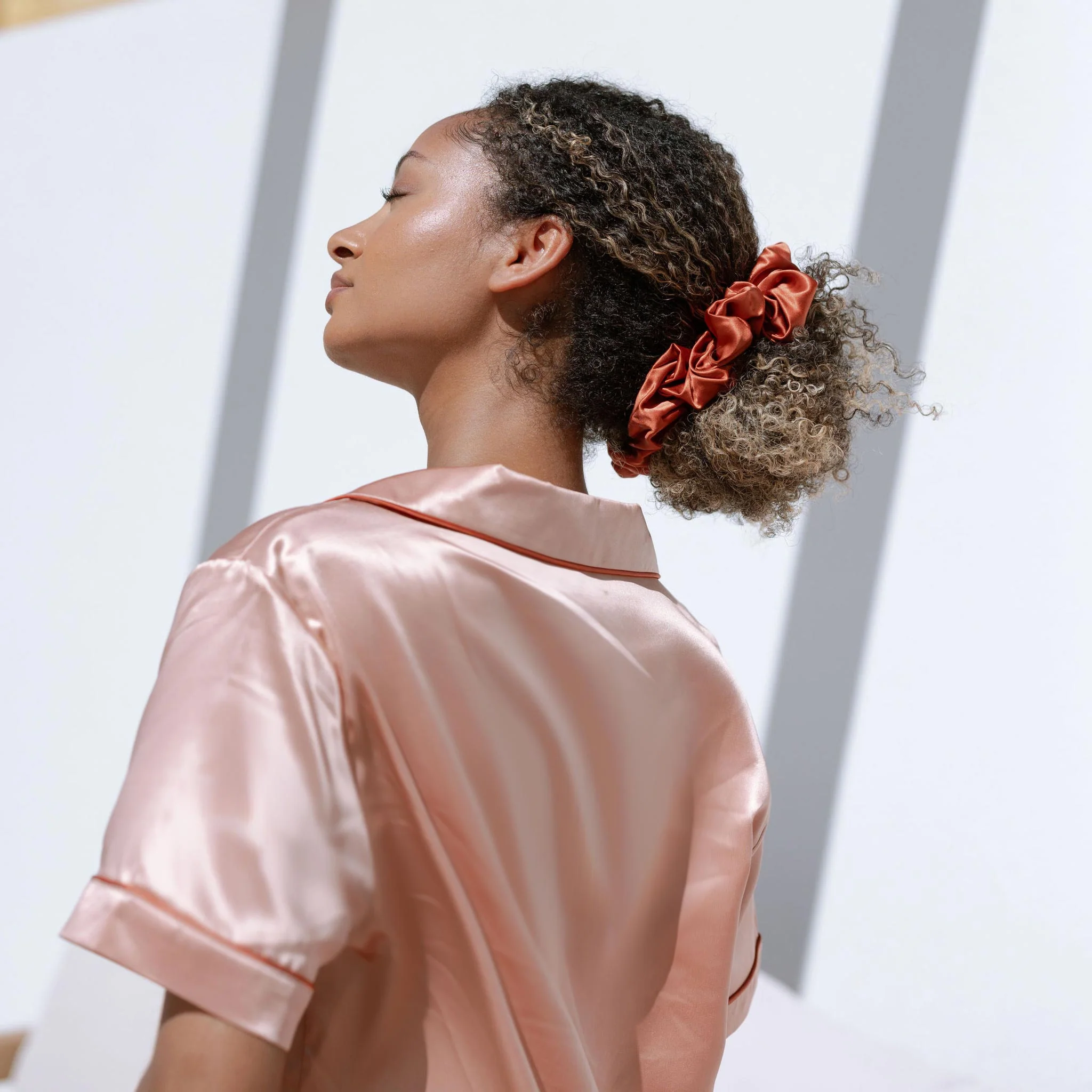 XL Organic Silk Scrunchie - Image 22