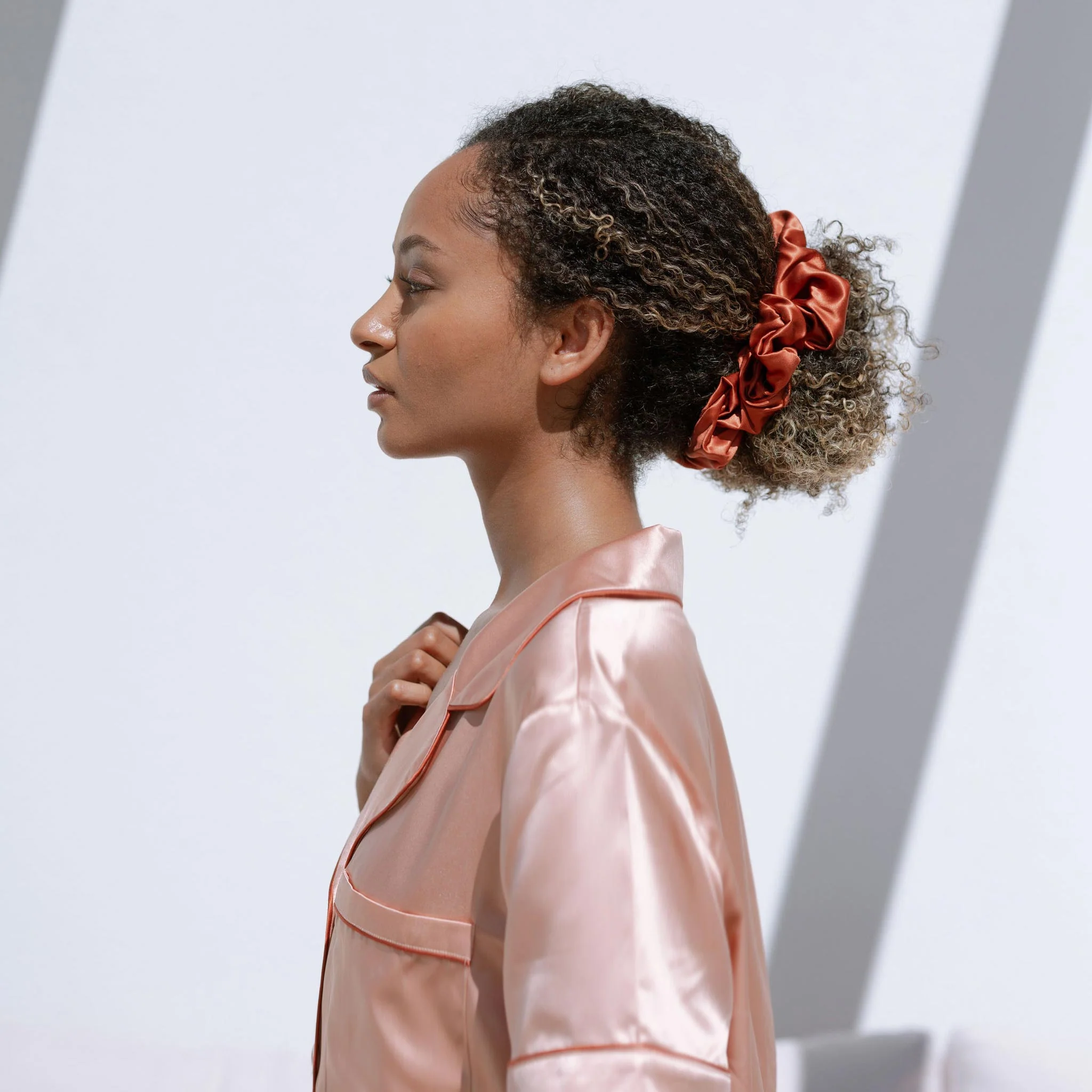 XL Organic Silk Scrunchie - Image 24
