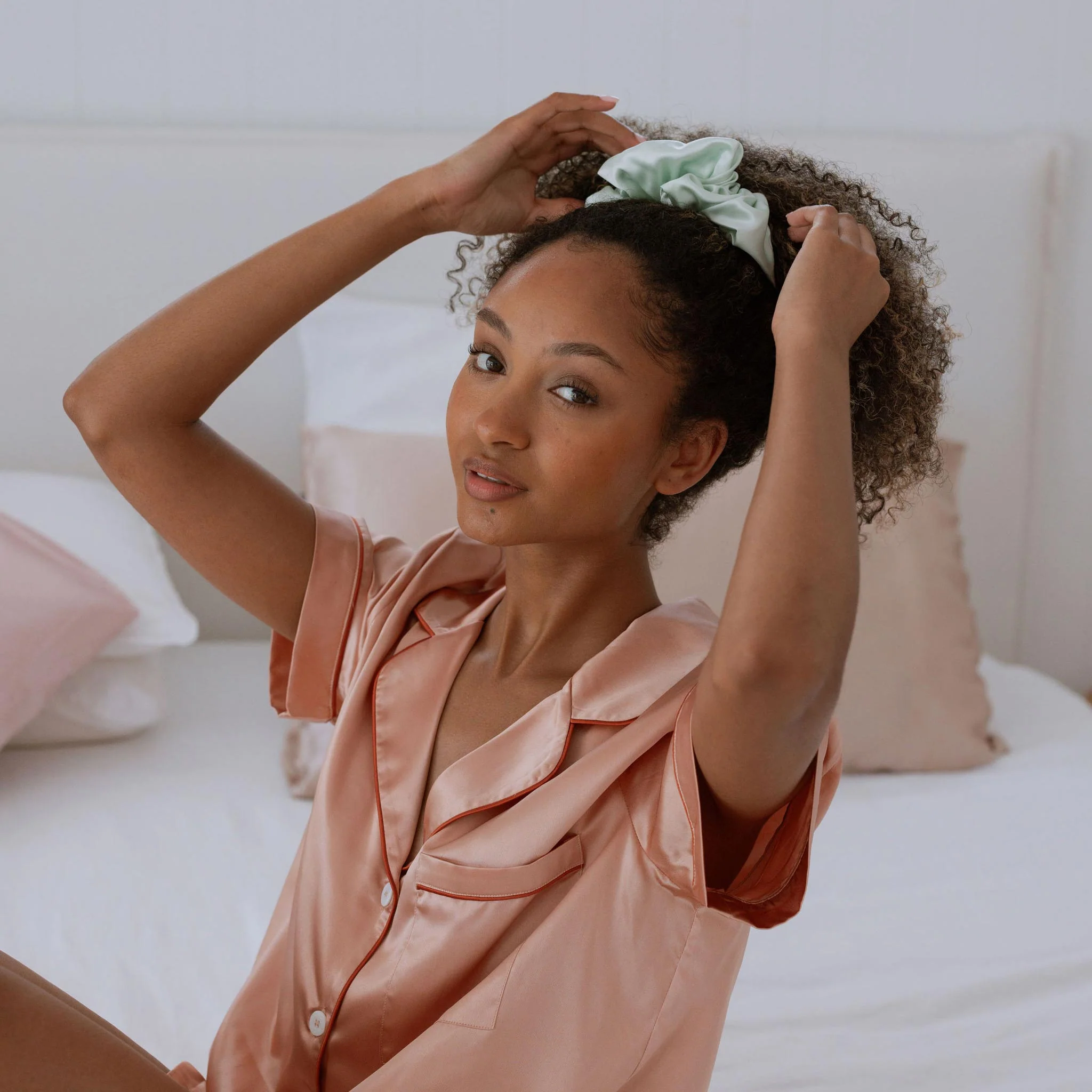 XL Organic Silk Scrunchie - Image 37